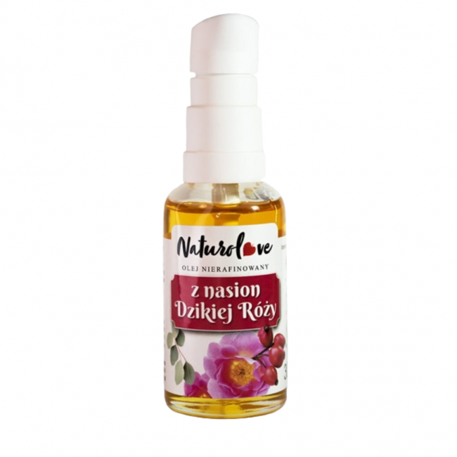Nierafinowany Olej z Nasion Dzikiej Róży 30ml Naturolove